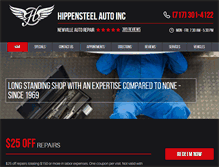 Tablet Screenshot of hippensteelauto.com